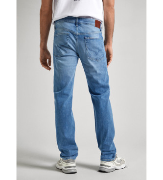 Pepe Jeans Niebieskie dżinsy slim