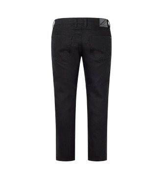 Pepe Jeans Jeansy Slim Taper w kolorze czarnym