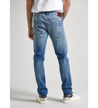 Pepe Jeans Calas de ganga cnicas azuis