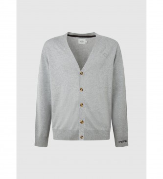 Pepe Jeans Andre Cardigan pull gris