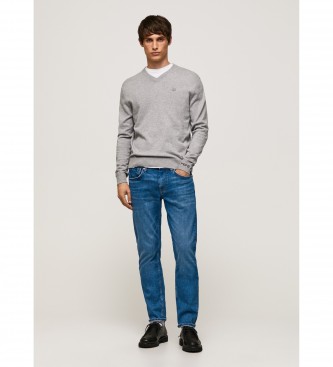 Pepe Jeans Andre V Neck grey sweater
