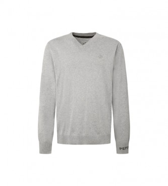 Pepe Jeans Jersey Andre V Neck gris