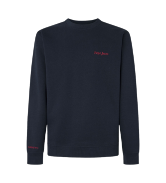 Pepe Jeans Felpa girocollo Axel blu scuro