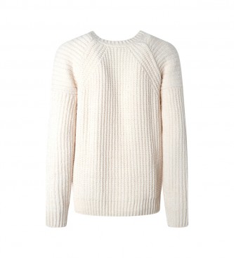 Pepe Jeans Bethany beige Chenille-Pullover