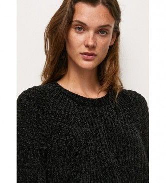 Pepe Jeans Bethany Chenille-Pullover schwarz