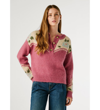 Pepe Jeans Chiara trui roze