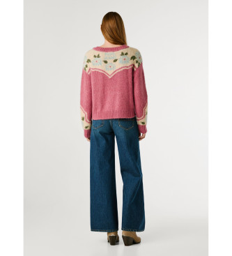 Pepe Jeans Chiara trui roze
