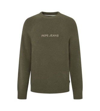 Pepe Jeans Zielony sweter Cloy