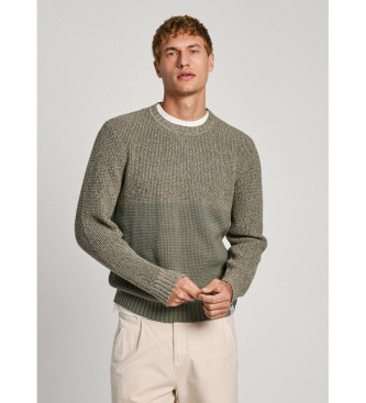 Pepe Jeans Zielony sweter Costello