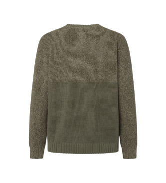 Pepe Jeans Zielony sweter Costello