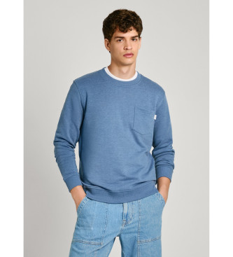 Pepe Jeans Sweter rozpinany niebieski
