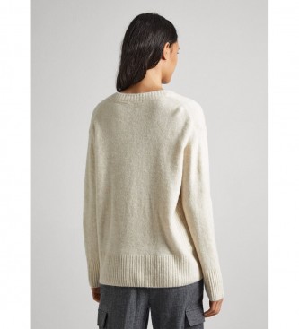 Pepe Jeans Denisse V Sweater white 