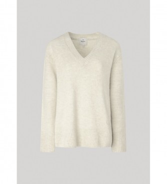 Pepe Jeans Denisse V Pull blanc 