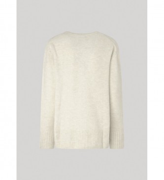 Pepe Jeans Denisse V Sweater hvid 