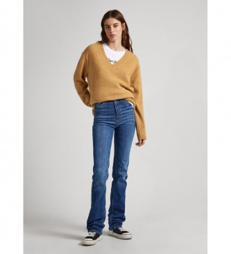 Pepe Jeans Denisse V Mustard Sweater