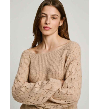 Pepe Jeans Hailey beige jumper