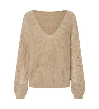 Pepe Jeans Beiger Hailey-Pullover