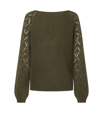 Pepe Jeans Zielony sweter Hailey