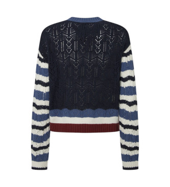 Pepe Jeans Granatowy sweter Harlow