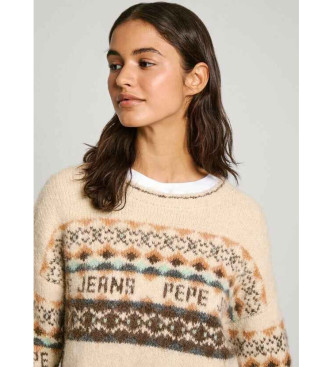 Pepe Jeans Pull Hitty blanc cru