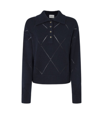 Pepe Jeans Granatowy sweter Idris