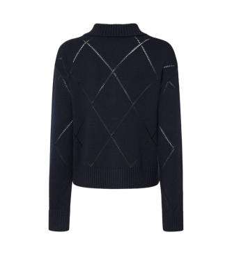 Pepe Jeans Granatowy sweter Idris