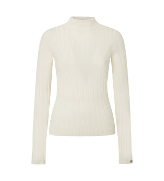 Pepe Jeans Izabel Schildkrten-Pullover wei