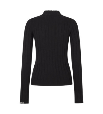 Pepe Jeans Sweter Izabel Turtle czarny