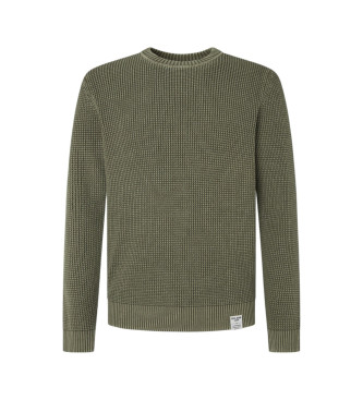 Pepe Jeans Zielony sweter Maddox