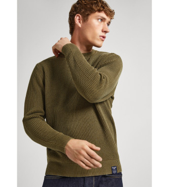 Pepe Jeans Maxwell grner Pullover