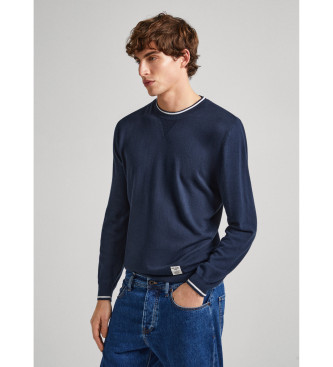 Pepe Jeans Sweter Navy Mike