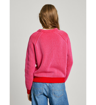 Pepe Jeans Pull palmier rose