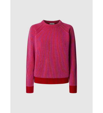 Pepe Jeans Pull palmier rose