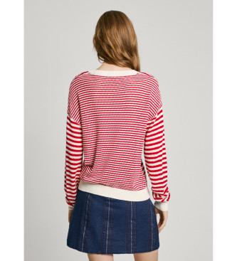 Pepe Jeans Sweter Red Poppy