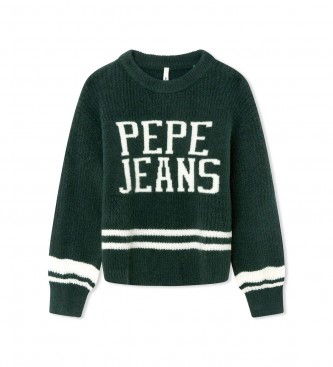 Pepe Jeans Zielony sweter Savia