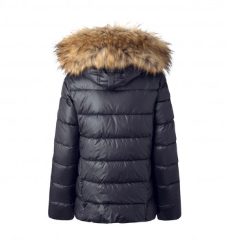 Pepe Jeans Short quilted coat June navy