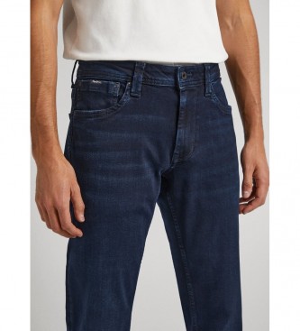 Pepe Jeans Jeans blu scuro con cerniera Kingston