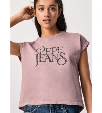 Pepe Jeans T-shirt rose Klose