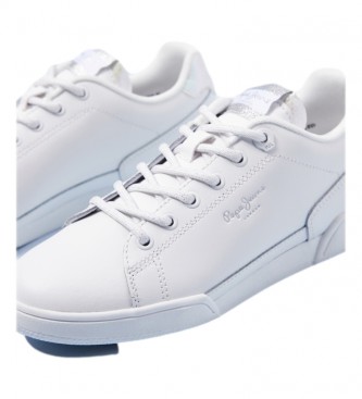 Pepe Jeans Lambert Chic sneakers in pelle bianche