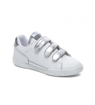 Pepe Jeans Lambert Girl Velcro Sapatos Branco