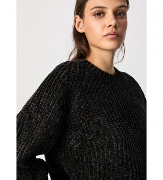 Pepe Jeans Lisa chenille sweater black