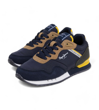 Pepe Jeans Granatowe buty sportowe London Class