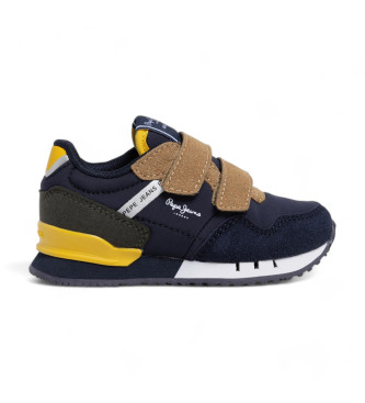 Pepe Jeans London Class marine sportschoenen