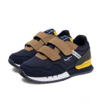 Pepe Jeans London Class marine sportschoenen