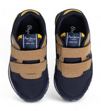 Pepe Jeans London Class marine sportschoenen