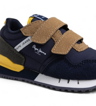 Pepe Jeans Granatowe buty sportowe London Class