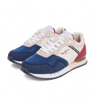 Pepe Jeans Sneakersy London Colors w kolorze granatowym