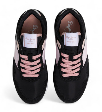 Pepe Jeans Londen kleuren sneakers zwart