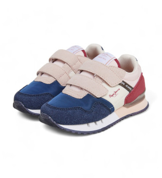 Pepe Jeans Sneakersy London Colors w kolorze granatowym