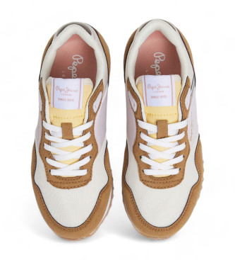 Pepe Jeans London Glam Sneakers brun 